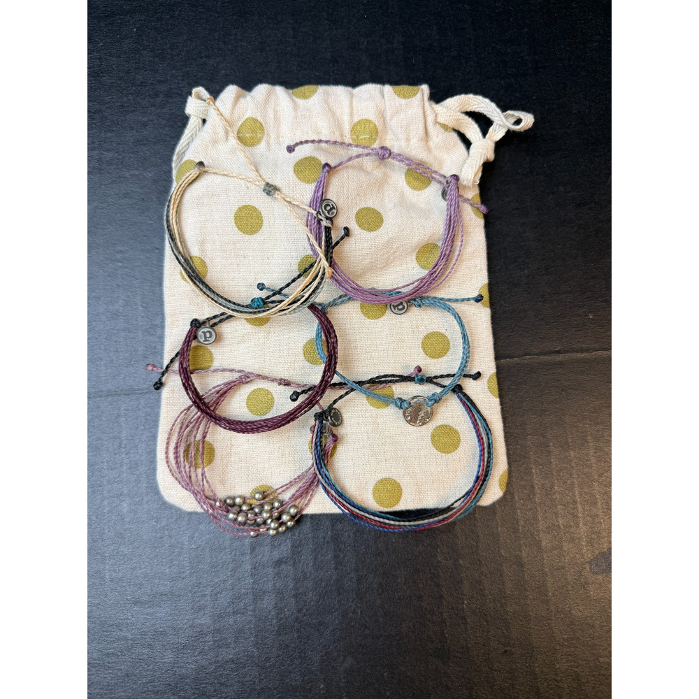 Pura Vida Bracelets Lot Of 6 Purples